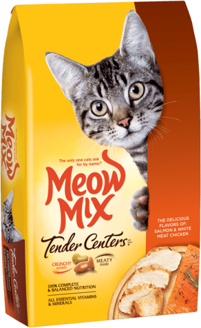 Meow Mix Tender Centers Salmon & Chicken Flavors